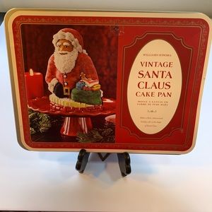 Vintage Williams Sonoma 3D Santa Claus Cake Pan Mold